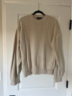 Golden Bear by Jack Nicklaus Fisherman Sweater Granola Girl Preppy Outdoors